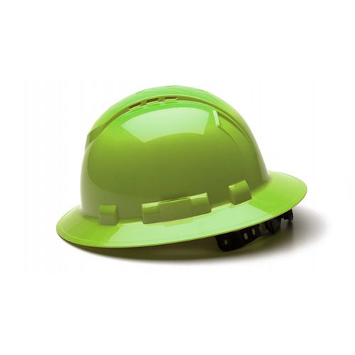 Ridgeline Full Brim Vented Hi-Vis Lime